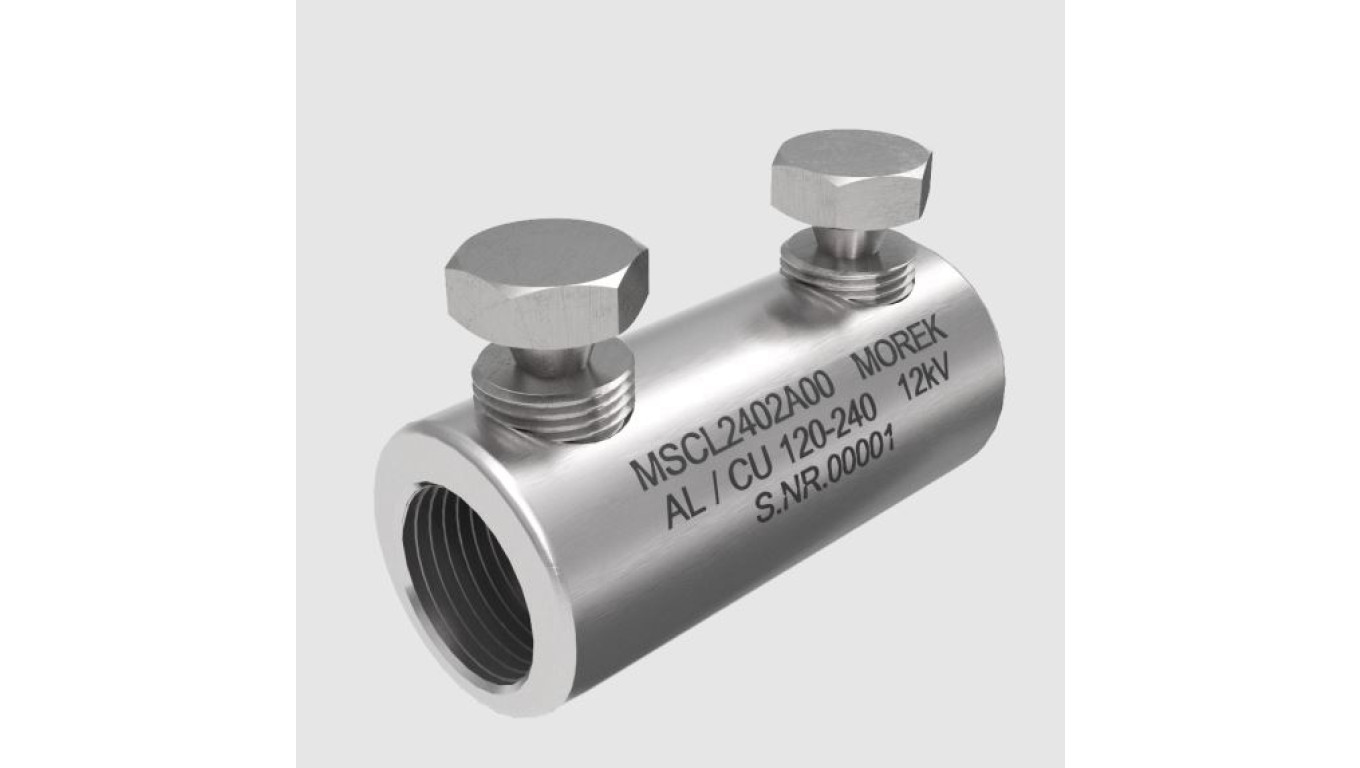 Złączka śrubowa MSCL240 Al/Cu 120-240mm² 12kV 2xśruba aluminiowa zrywalna MSCL2402A00