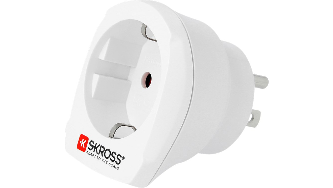 Adapter podróżny Country Europa Stany Zjednoczone - Wyjście, typ Gniazdo amerykańskie/japońskie (typ B, NEMA 5-15, 3-biegunowe