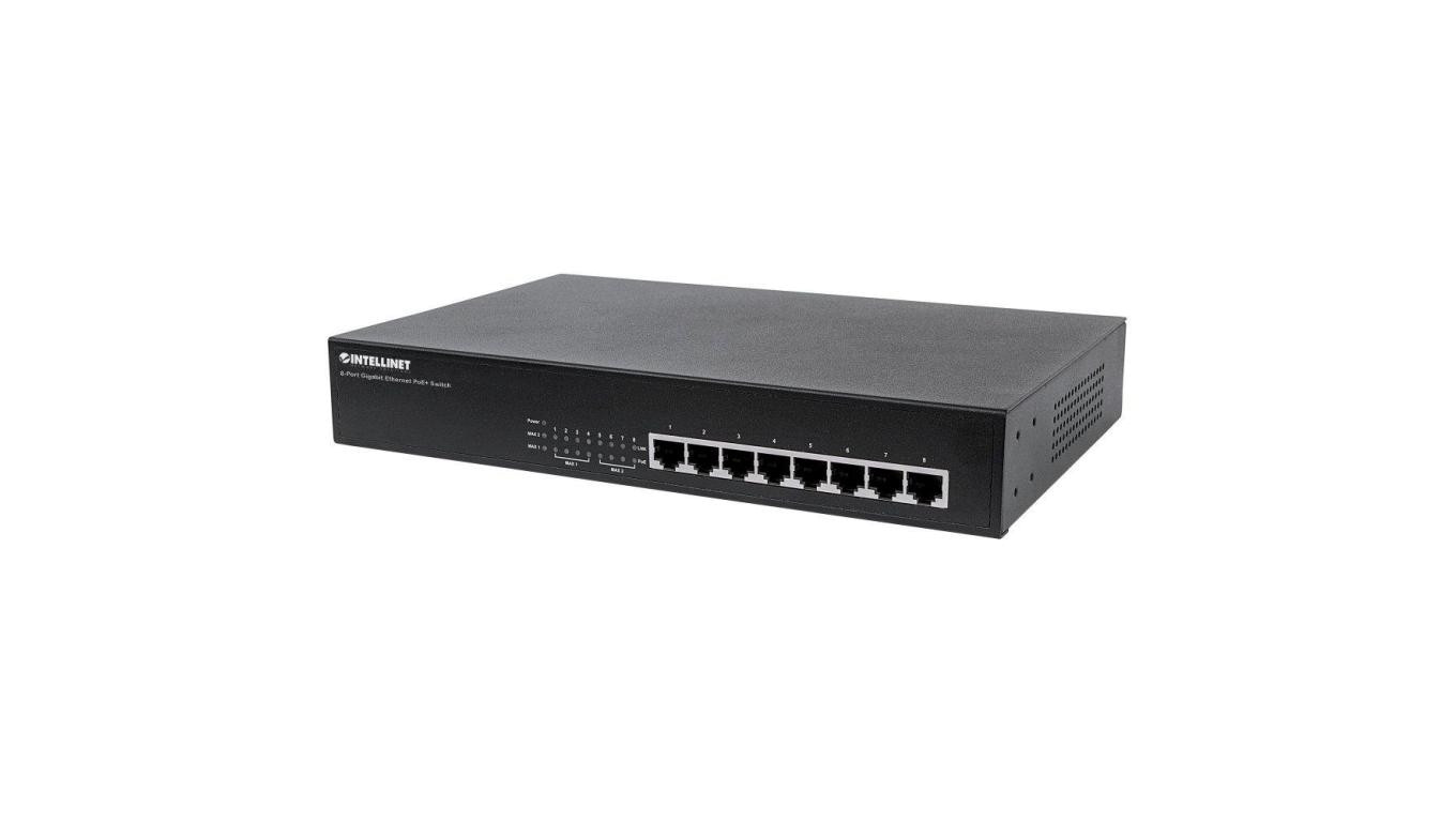 Gigabit Switch 8X 10/100/1000 RJ45 Poe+ 140W 19Rack 560641