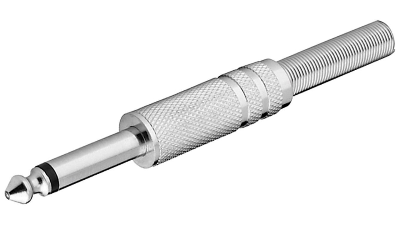 Wtyk jack - 6,35 mm - mono