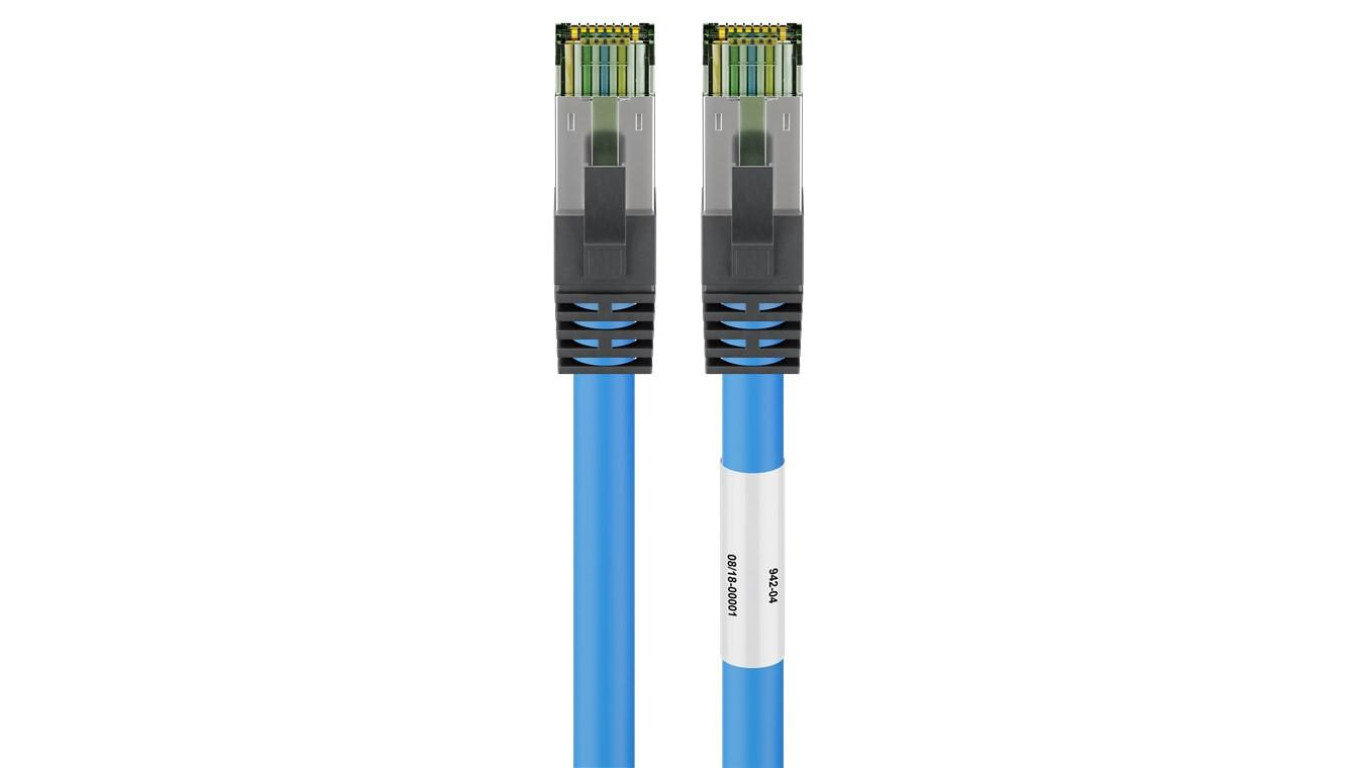 CAT 8.1 patch cable, S/FTP (PiMF), - Długość kabla 0.5 m