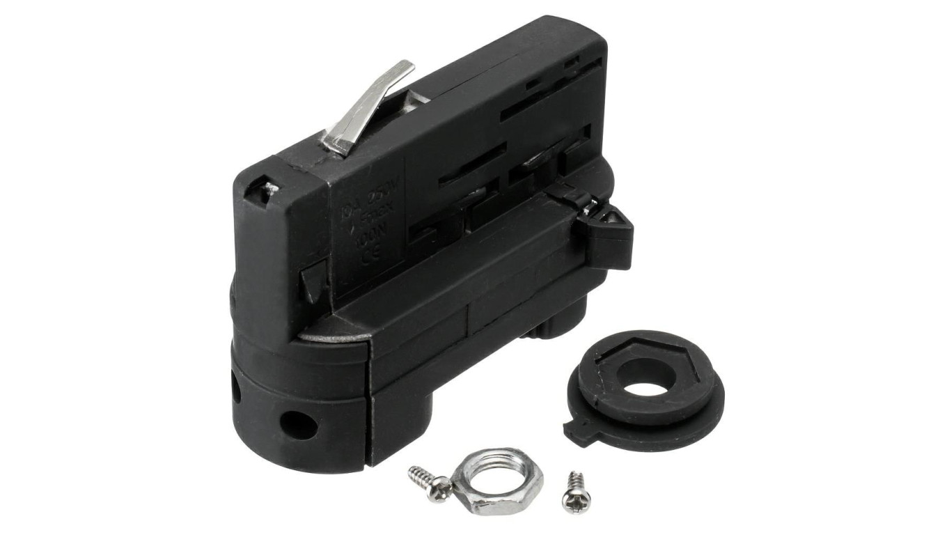 Adapter lampa-szyna LUXSYSTEM-3F black czarny CreeLamp oświetlenie szynowe