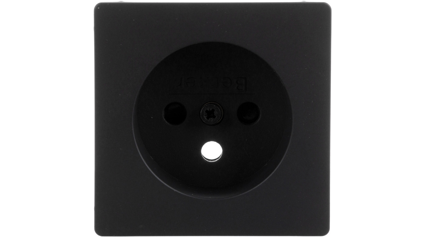 Q.1/Q.3/Q.7 Płytka czołowa gniazda z/u antracyt aksamit 3965766086