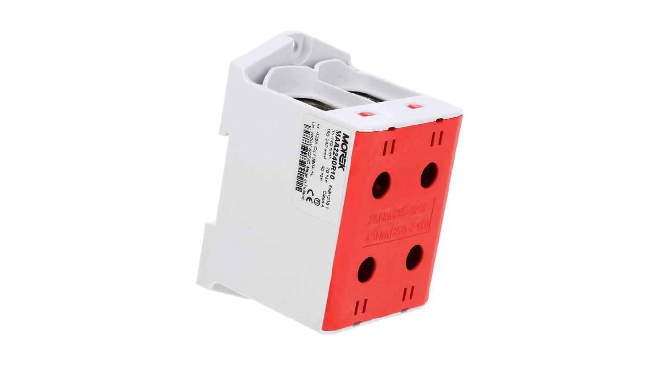 Złączka OTL240-2 kolor czerwony 2xAl/Cu 35-240mm2 1000V AC / 1500V DC Zacisk uniwersalny MAA2240R10