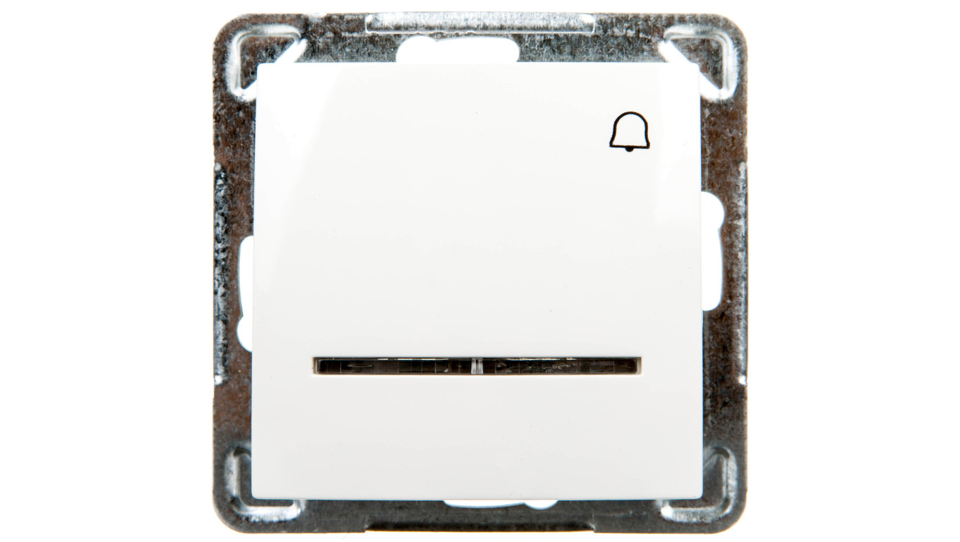 IMPRESJA Przycisk /dzwonek/ z podświetleniem ecru ŁP-6YS/m/27