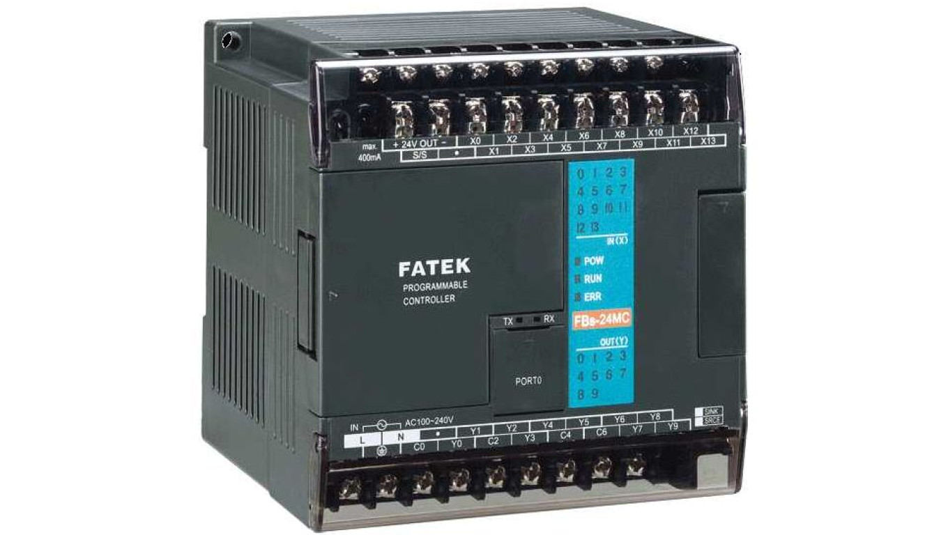 Sterownik 230V AC, 14 wej.,10 wyj. tranz. PNP FBs-24MCJ2-AC