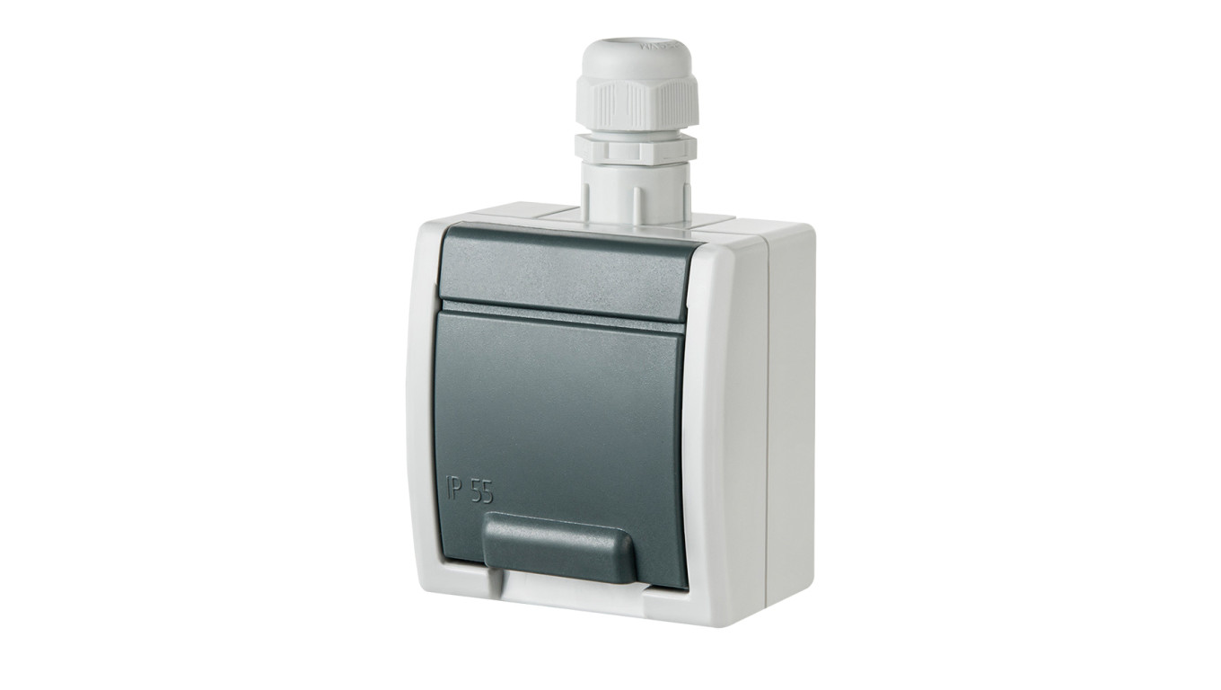 AQUANT Gniazdo hermetyczne pojedyncze IP65 1244-65
