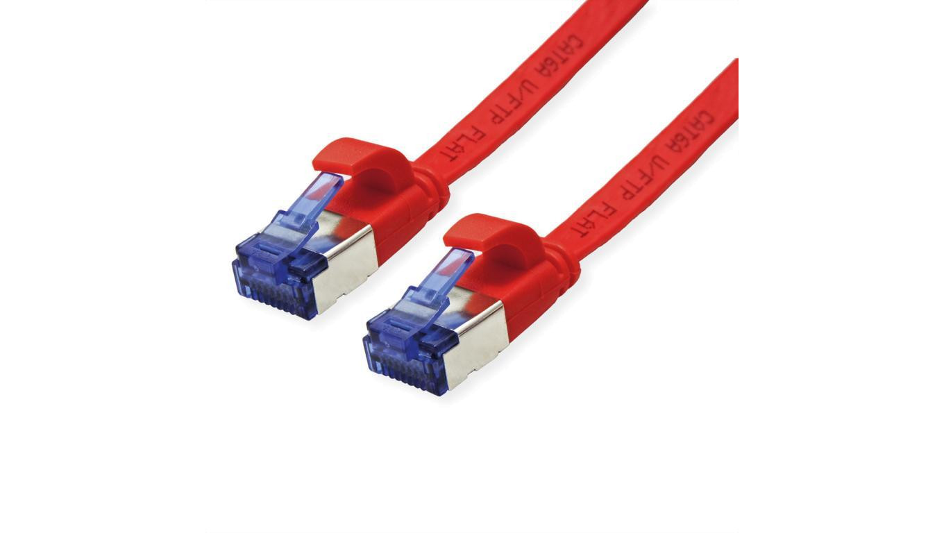 Patchkabel VALUE FTP, Cat.6A (Class EA), extra plat, rood, 1,5 m