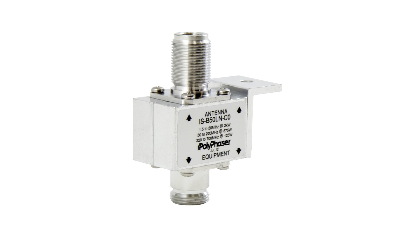 Ogranicznik przepięć IS-B50LN-C0 do ochrony systemów radiowych