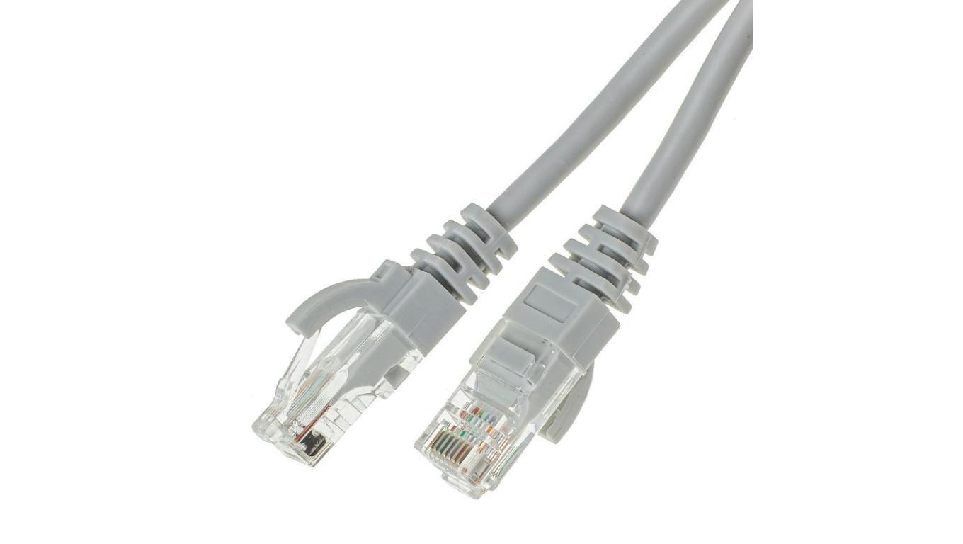 Patchcord UTP kat.5e kabel sieciowy LAN 2x RJ45 linka szary 10m ATEL