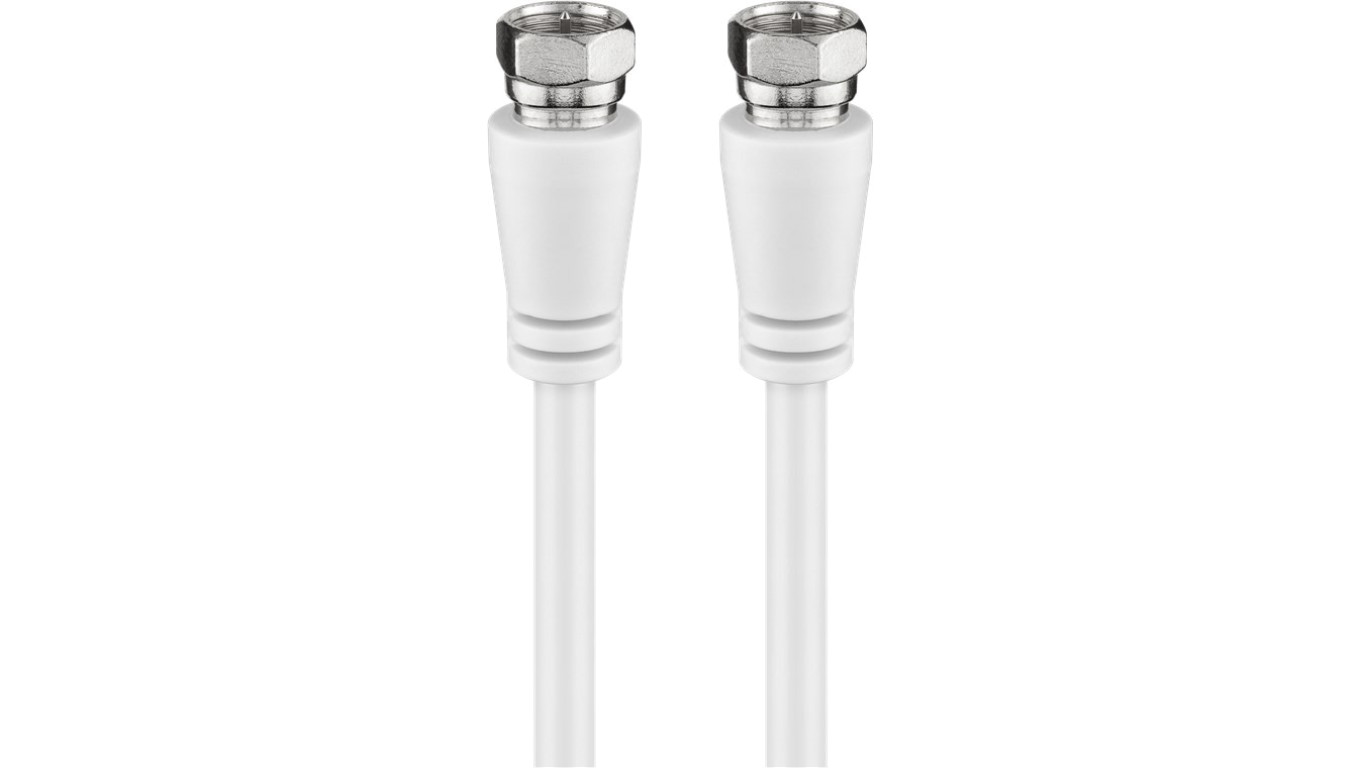 Kabel antenowy SAT (klasa A+, 95 dB), 3x ekranowany - Długość kabla 2 m