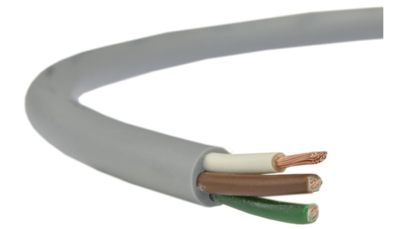 Przewód sterowniczy LIYY 300/300V 3x0,34 szary linka TKD /100m/