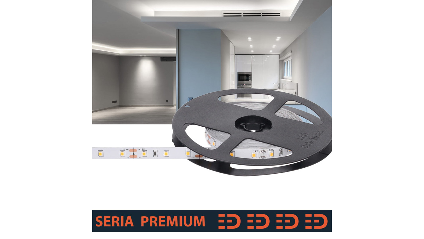 Taśma Premium+ 12V 60led 6500K SMD2835 (5) wyc