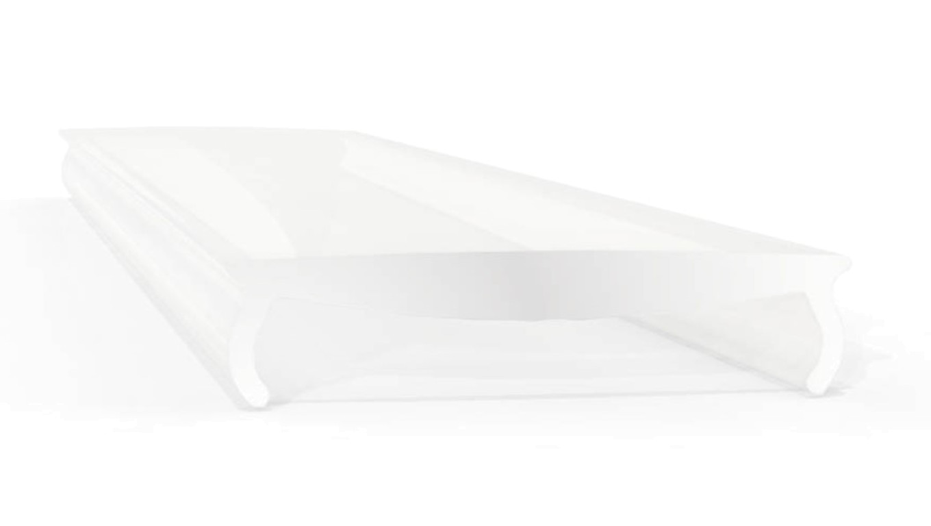 Klosz mleczny z poliwęglanu, długość 1000mm