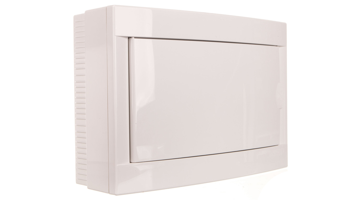 Rozdzielnica natynkowa 1-Rzędowa 12-Modułowa IP40 Drzwi Białe 90911512 Viko by Panasonic