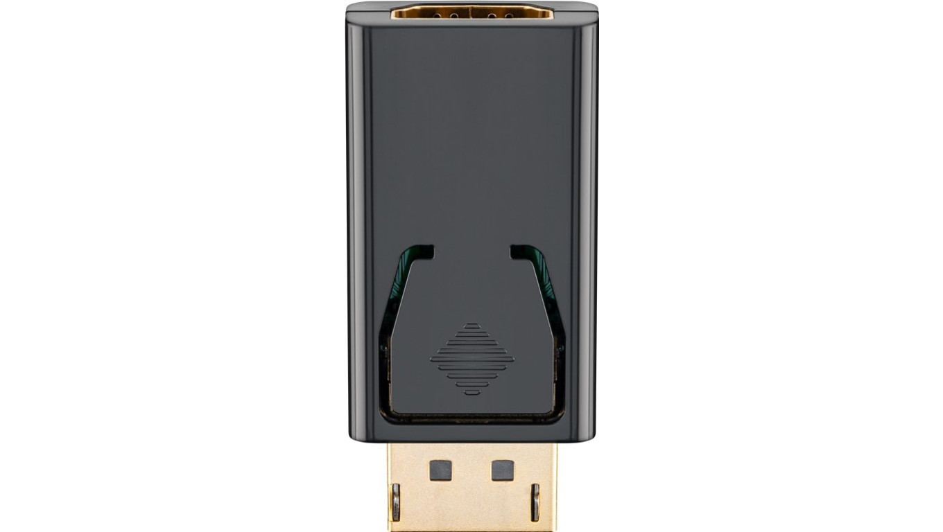 Adapter DisplayPort / HDMI™ 1.1, pozłacany - Wersja kolorystyczna Czarny
