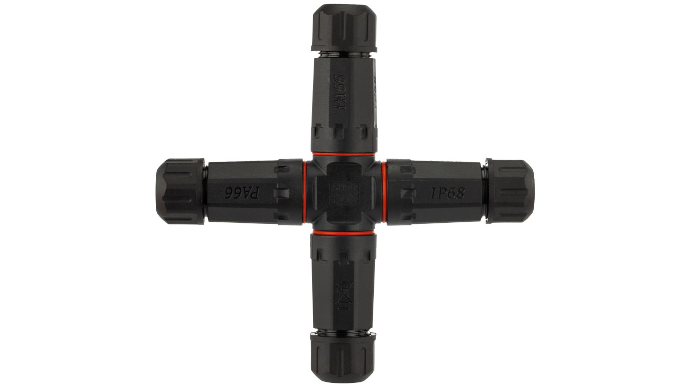 Mufa z dławikami 3x4mm2 IP68 250V czwórnik NEKU