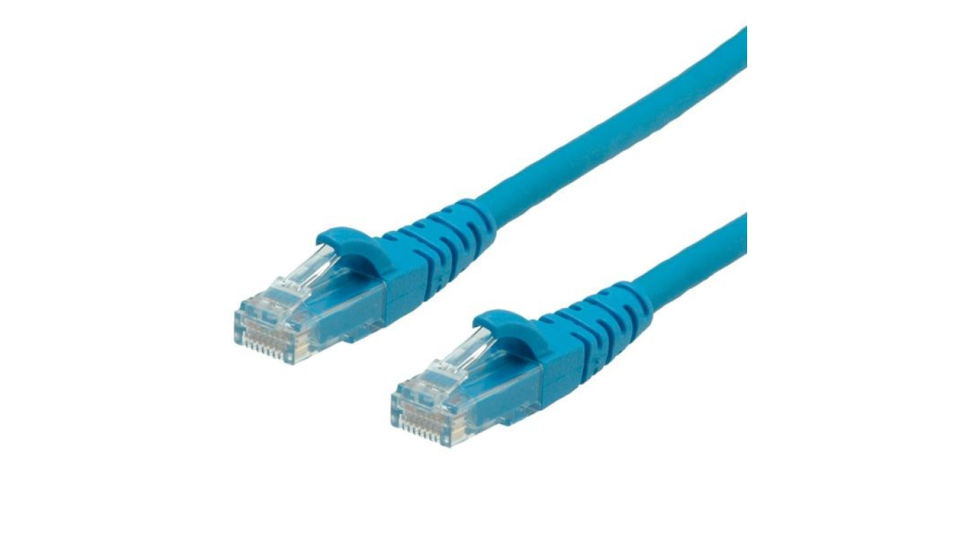 ROLINE PatchCord UTP Kat.6a LSOH Component Level niebieski 10m