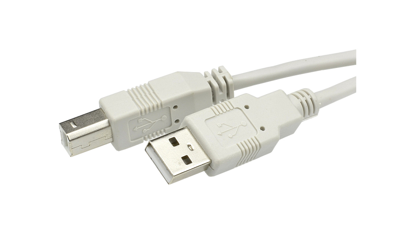 Kabel drukarkowy USB 2.0 A / B (wtyk / wtyk) /1,8m/