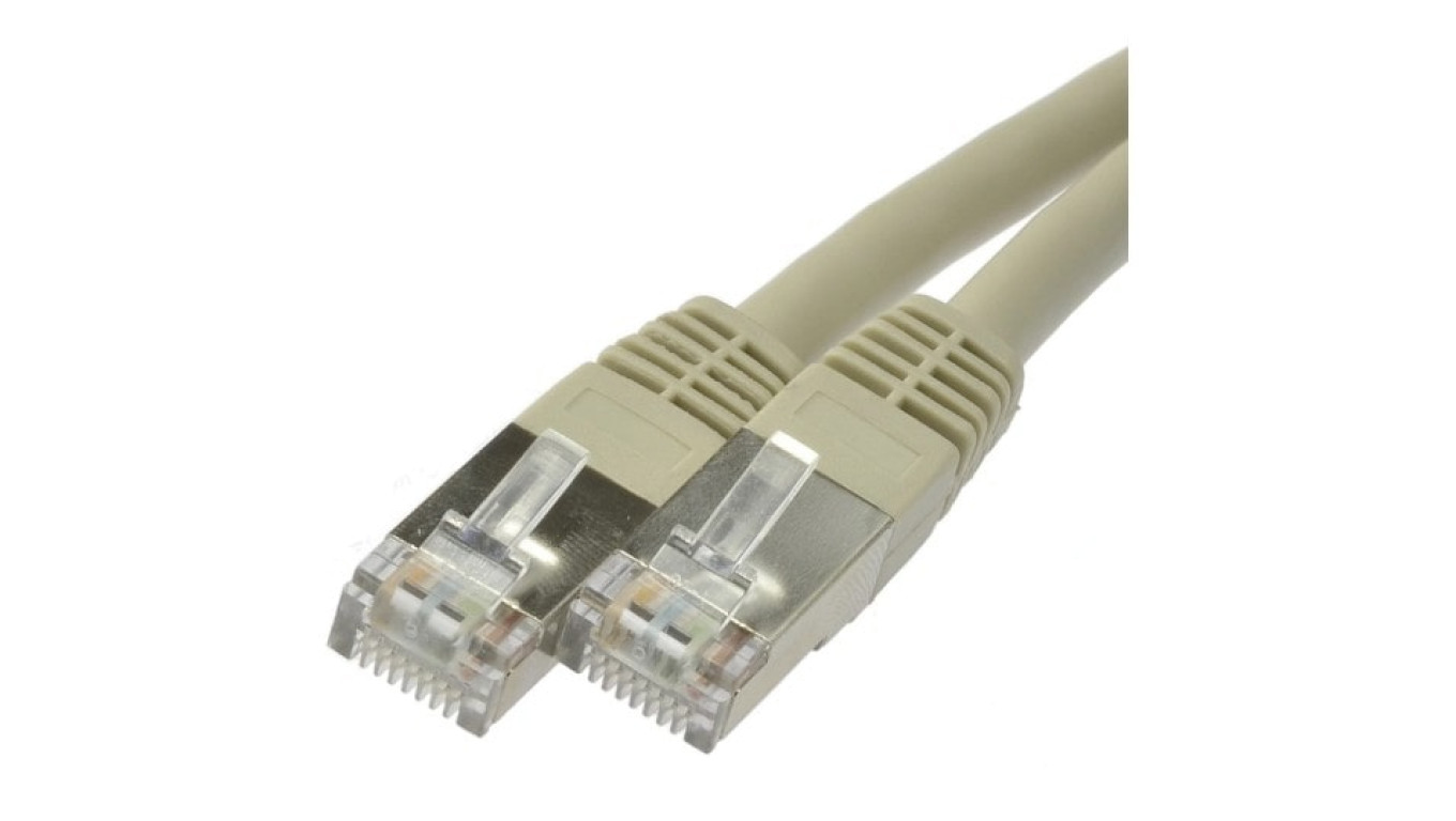 Patchcord S/FTP kat.6 PiMF kabel sieciowy LAN 2x RJ45 linka szary 1m