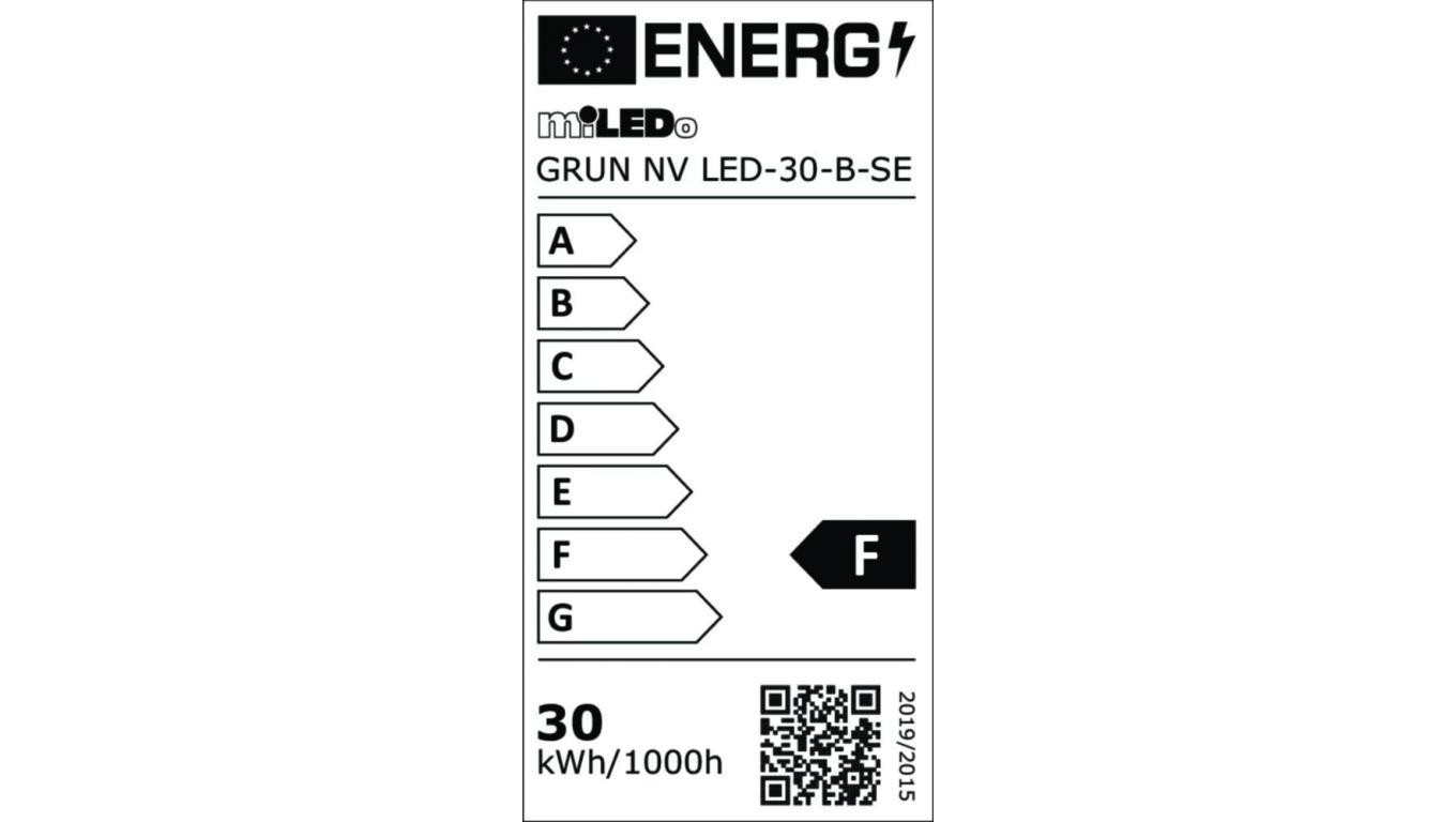 Projektor z czujnikiem GRUN NV LED-30-B-SE 2650lm 4000K barwa neutralna IP44 czarny 31399