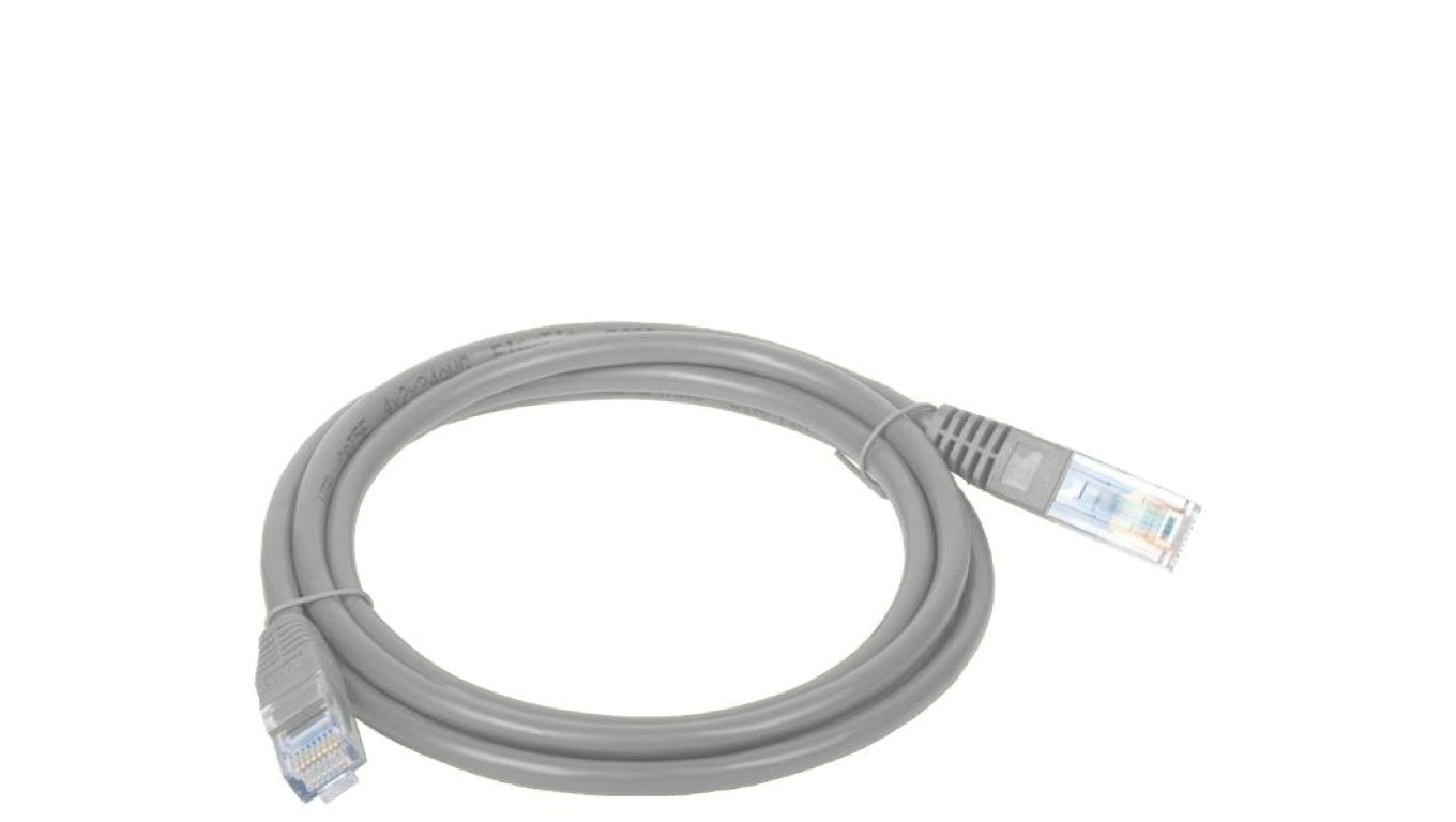 Patchcord UTP A-LAN KKU5SZA5 (RJ45 - RJ45 5m UTP kat. 5e kolor szary)