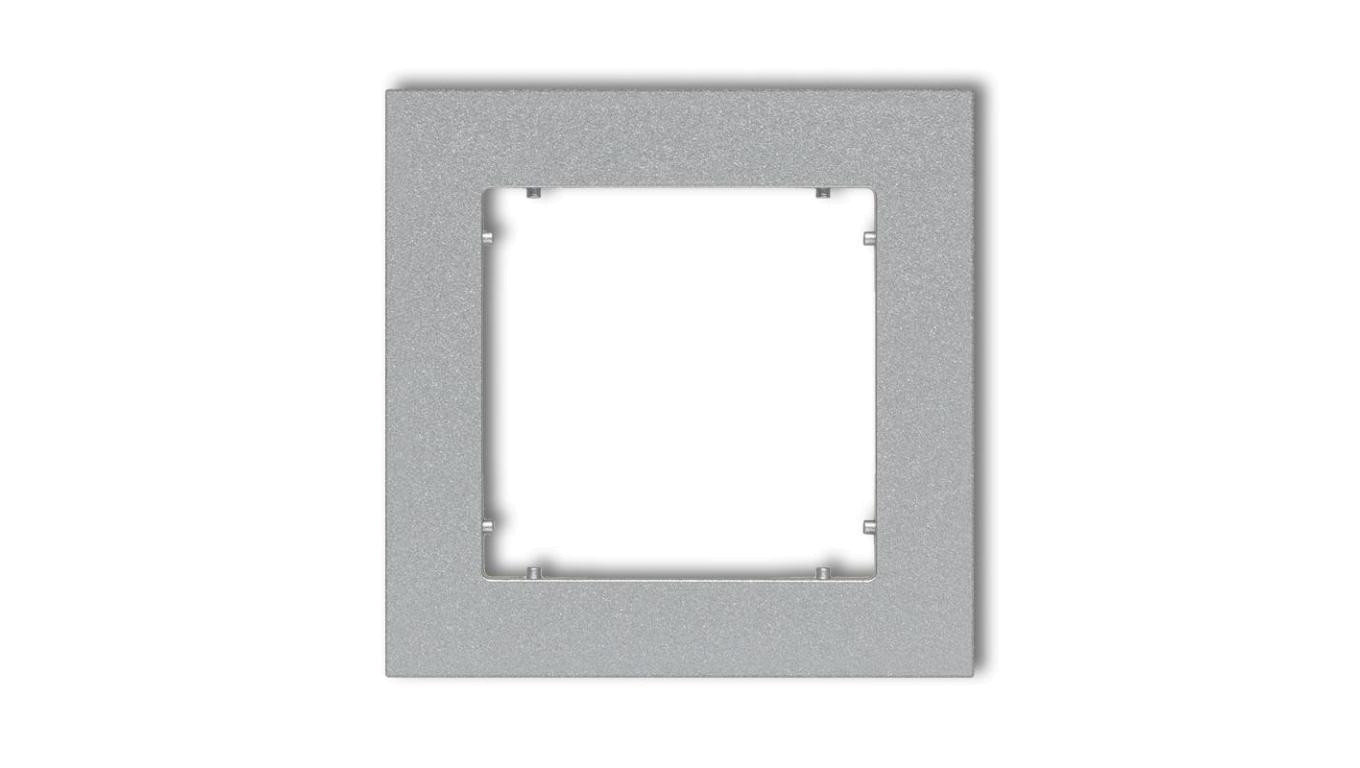 MINI Ramka pojedyncza srebrny metalik 7MR-1