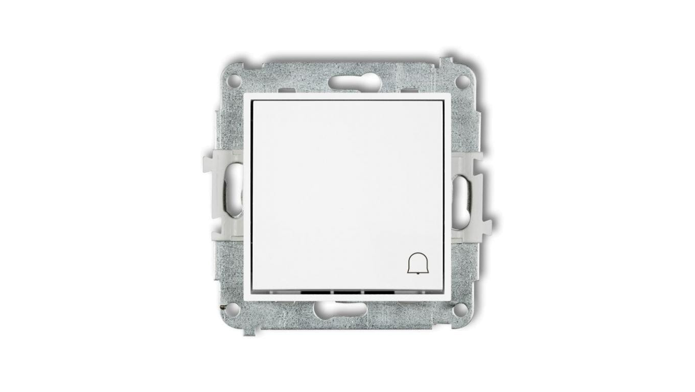 MINI Mechanizm łącznika zwierny dzwonek biały mat 25MWP-4