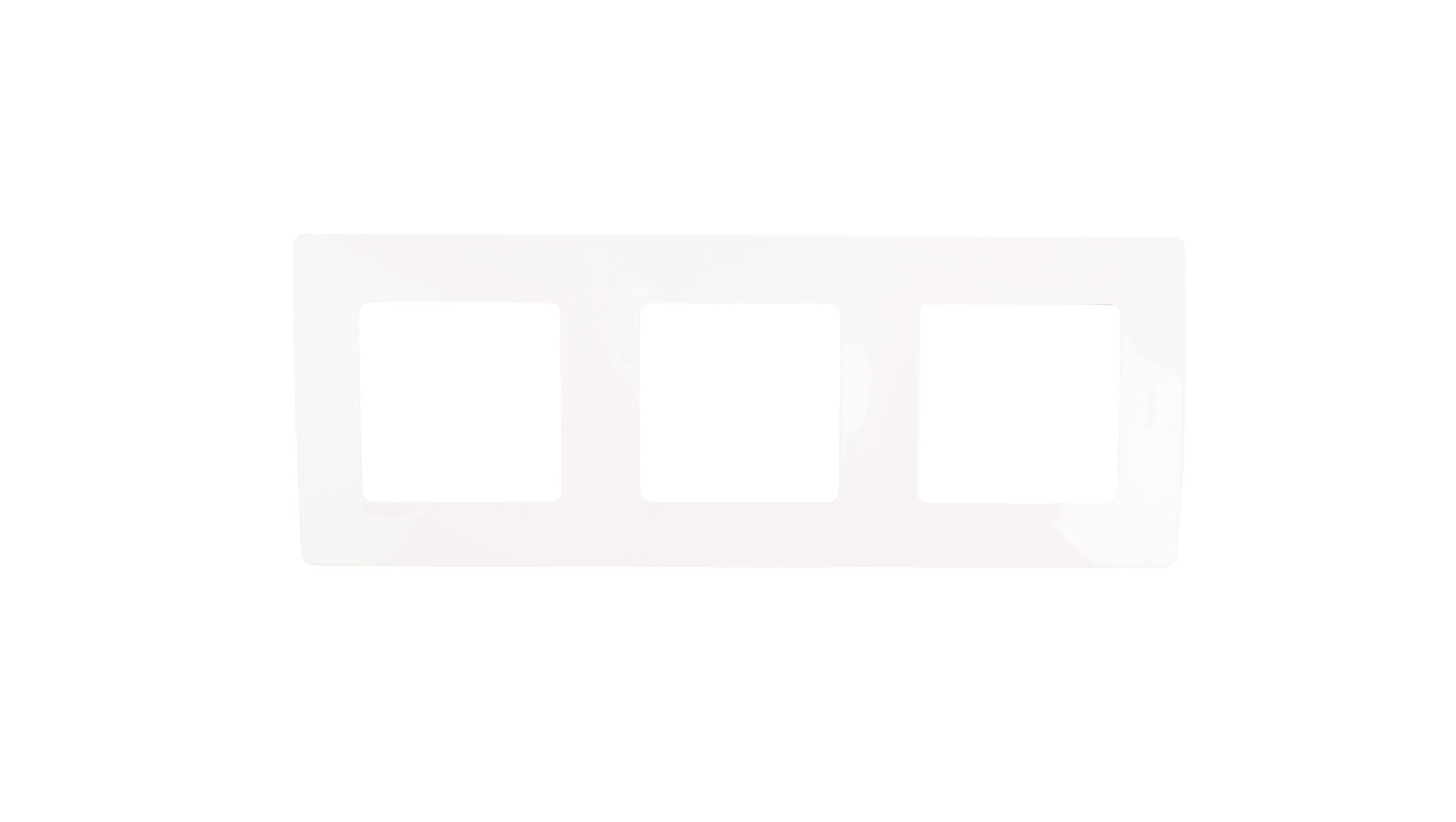 NILOE Ramka potrójna biała 665003