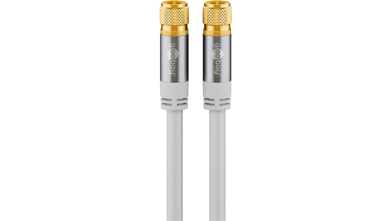Kabel antenowy SAT (typ 135 dB), poczwórne ekranowanie - Długość kabla 10 m