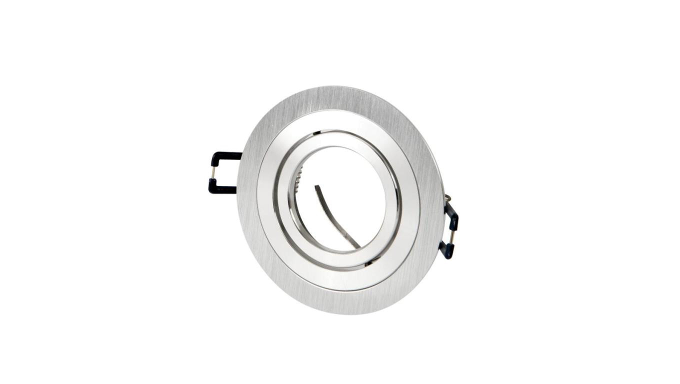 LED line Oprawka sufitowa oczko okrągła ruchoma SLIM srebro szcz OROSA 5 lat gwar.