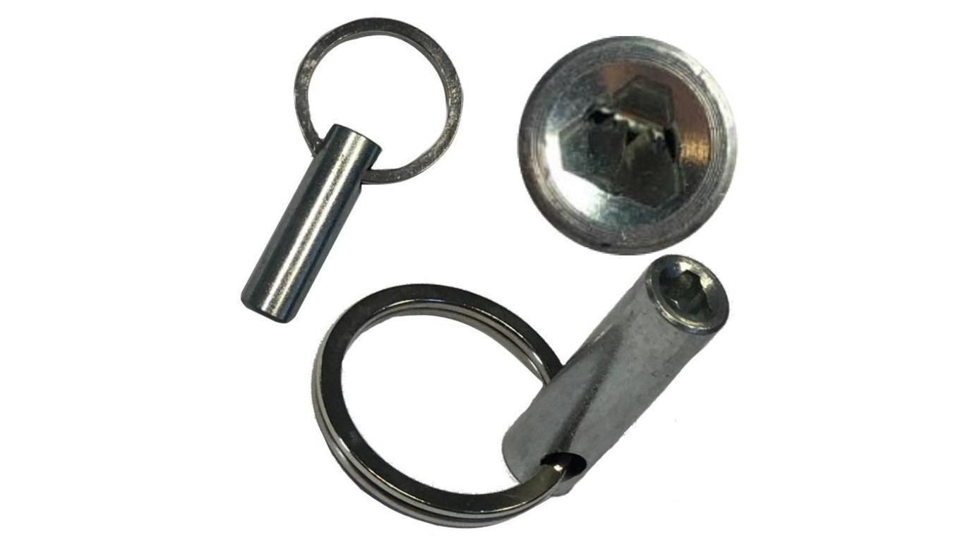 Trytyt Klucz do kłódek energetycznych trójkąt BKE-T