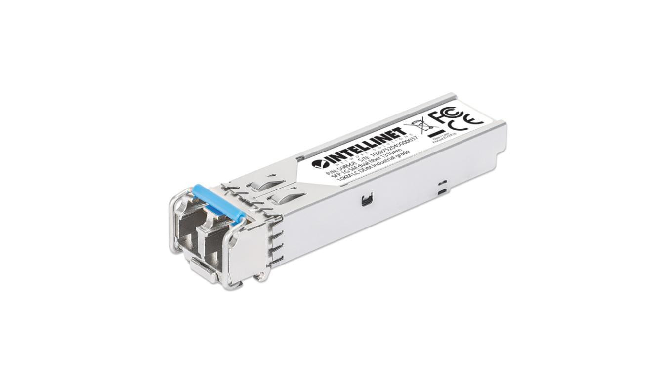 moduł SFP 1G, LC Duplex SM, 10km, 1000Base-LX, 1310nm, miniGBIC, DDM, MSA
