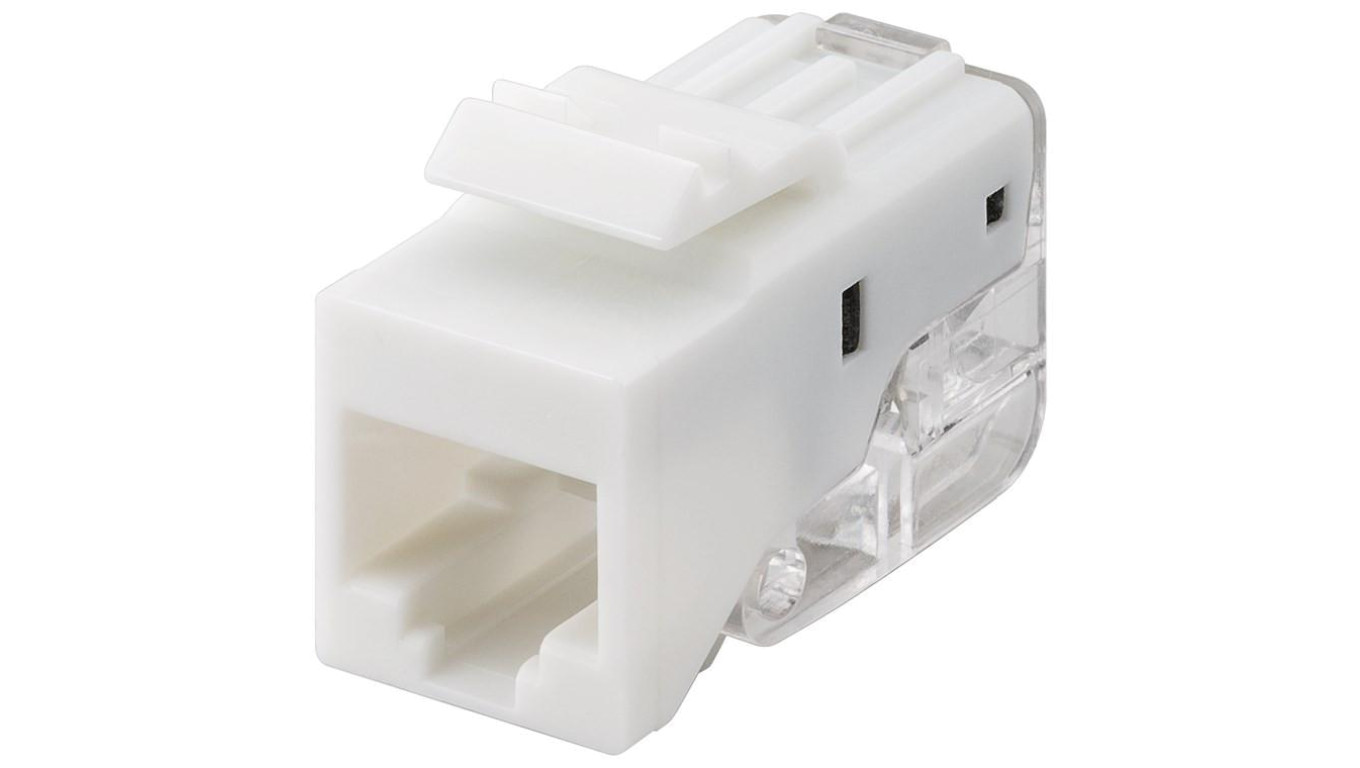 CAT 5e gniazdo Keystone RJ45, UTP, 100 MHz