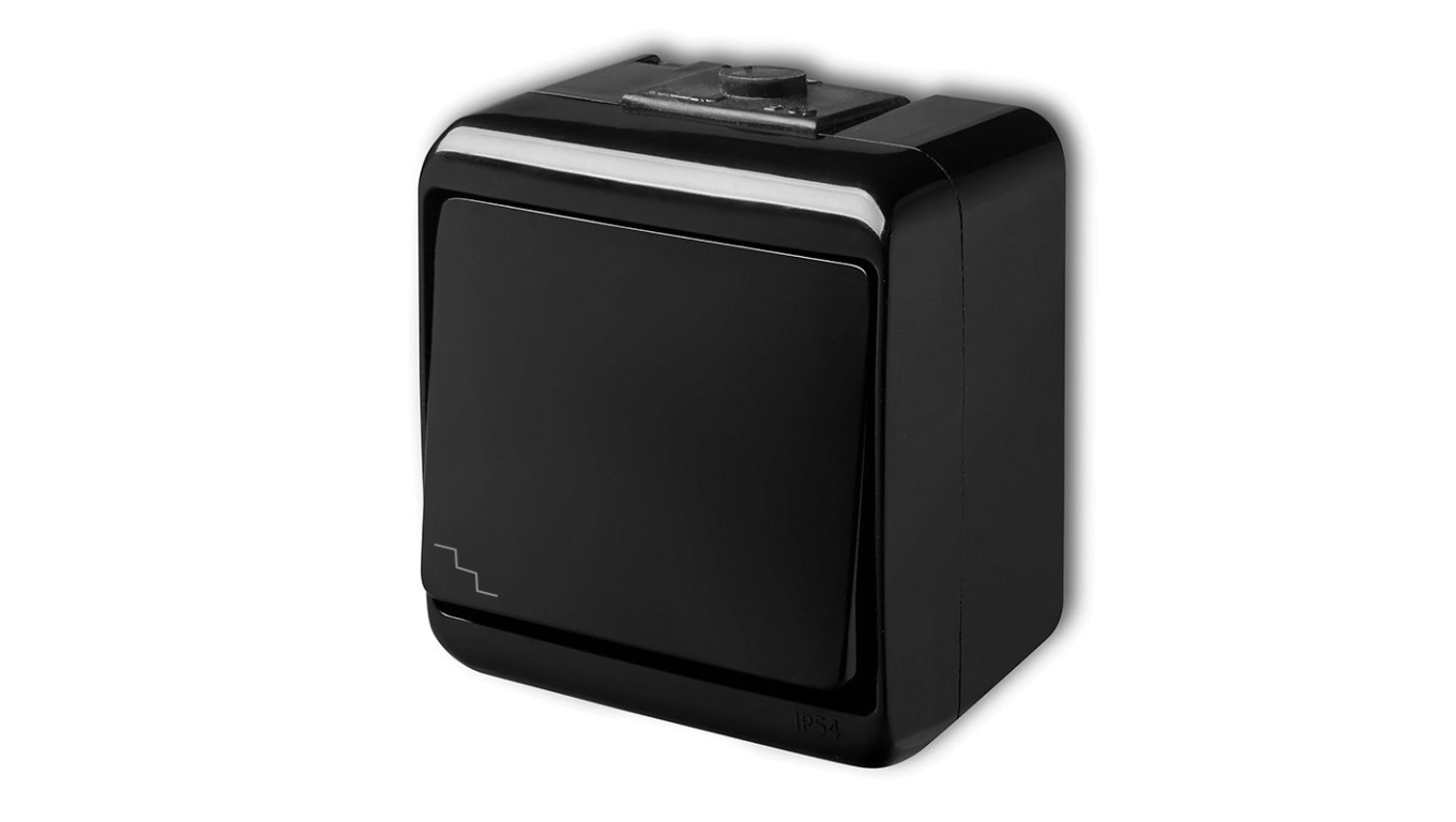 JUNIOR Łącznik schodowy czarny 12WHE-3