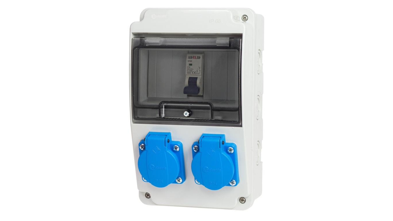 ROZDZIELNICA ERBETKA OGRODOWA ZABEZPIECZONA 2X230V RSK002C001