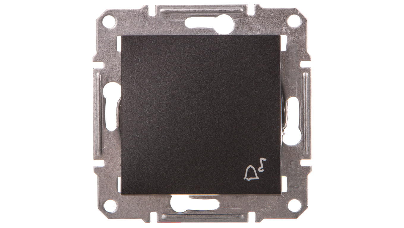 ASFORA Przycisk dzwonek bez ramki antracyt EPH0800171