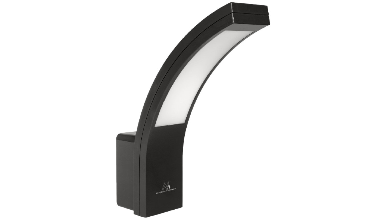 Lampa elewacyjna LED 800lm 10W IP54 kolor czarny, kolor barwowy naturalny biały 4000K MCE343 B