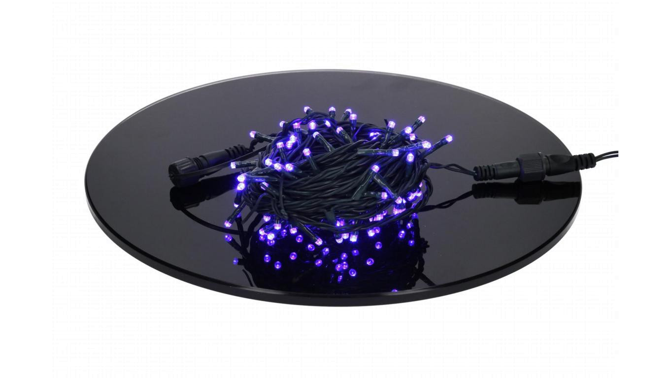 Lampki Bulinex 100led niebieskie 9,90m sznur