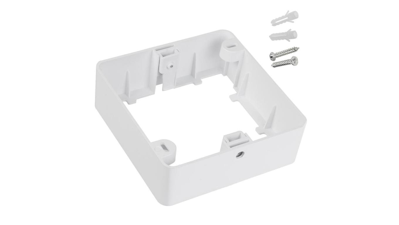 Adapter natynkowy Maclean, do panelu LED 9W, kwadratowy, 120*120*38mm, MCE378 S