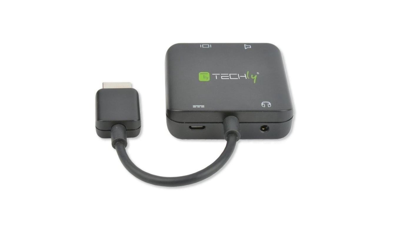 Extractor HDMI 4Kx2K Audio 5.1Ch Spidf / 2.0Ch Jack 3.5Mm IDATA HDMI-VGA8