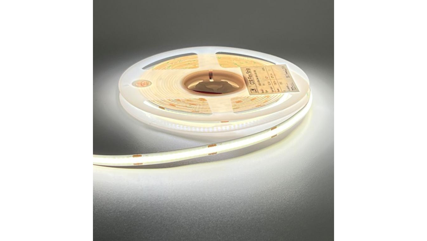 UQS-COB-5W-NW-12V-5m Profesjonalna taśma LED COB 5W 12V 4000K neutralna