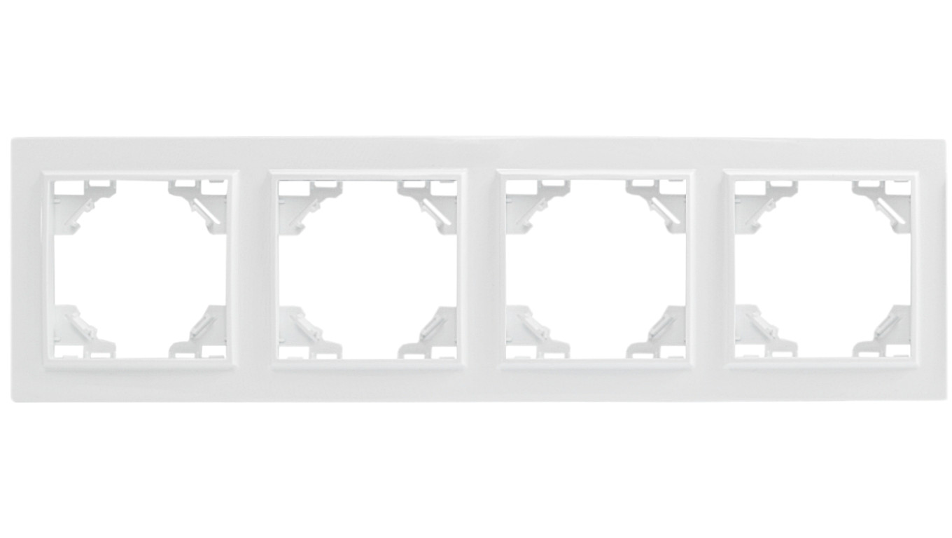 QUADRA RAMKA POCZWÓRNA BIAŁA POZIOMA