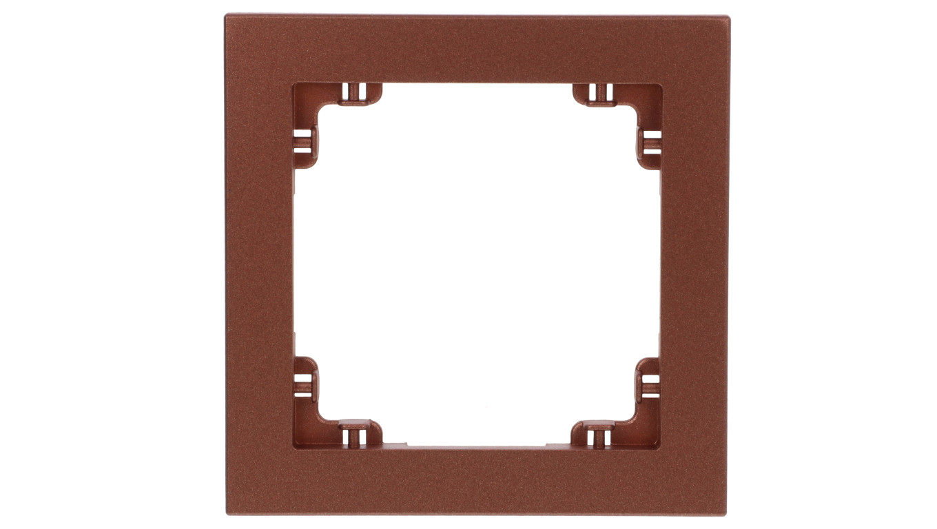 DECO Ramka pojedyncza brązowy metalik 9DR-1