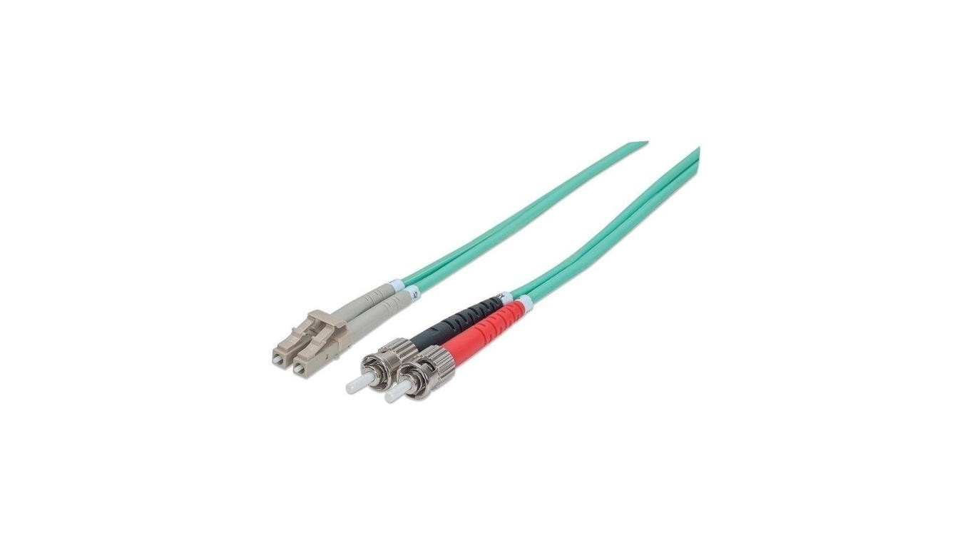 Patchcord światłowodowy OM3 50/125 MM ST-LC Duplex 1m
