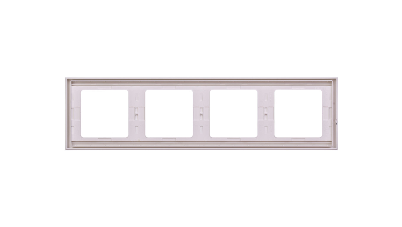 Berker K.1 Ramka poczwórna pozioma śnieżnobiała 13837009
