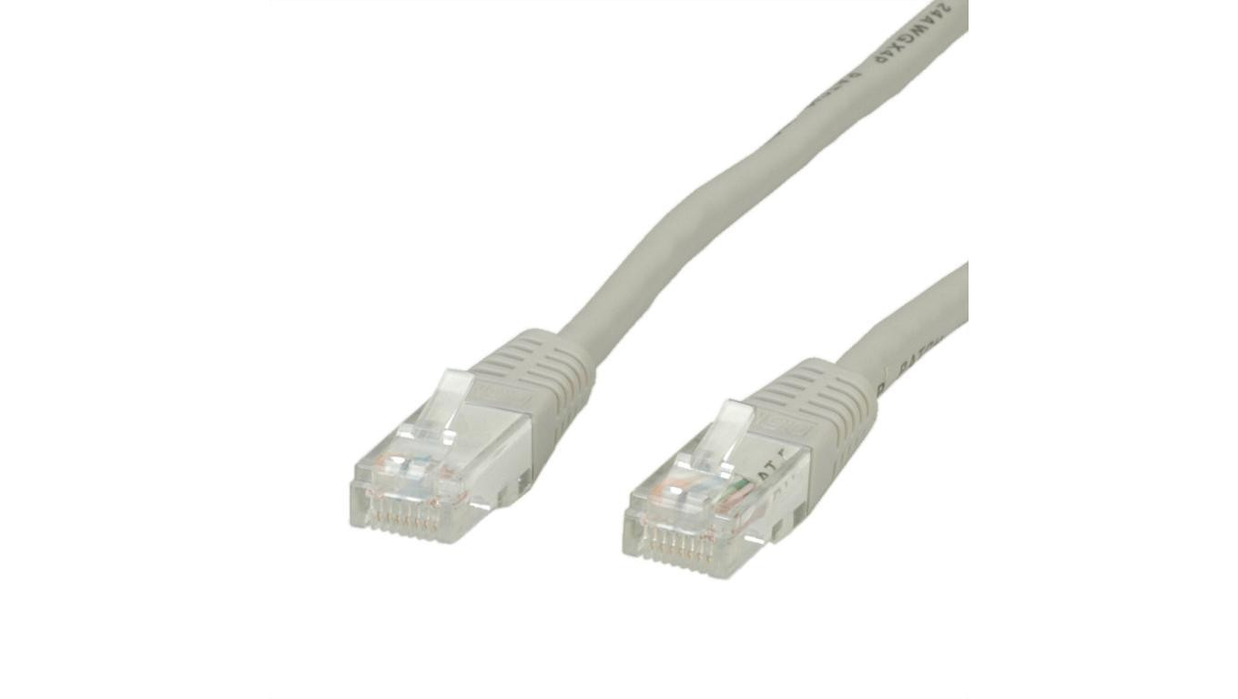 VALUE Kabel krosowy Cat.6 UTP (klasa E), szary, 5 m