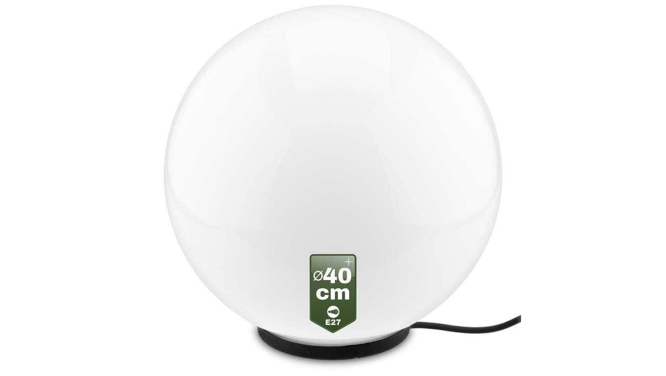 Oprawa Ogrodowa Zewnętrzna KULA LED 40CM E27 IP65 LUMIKULA2 LUMILED