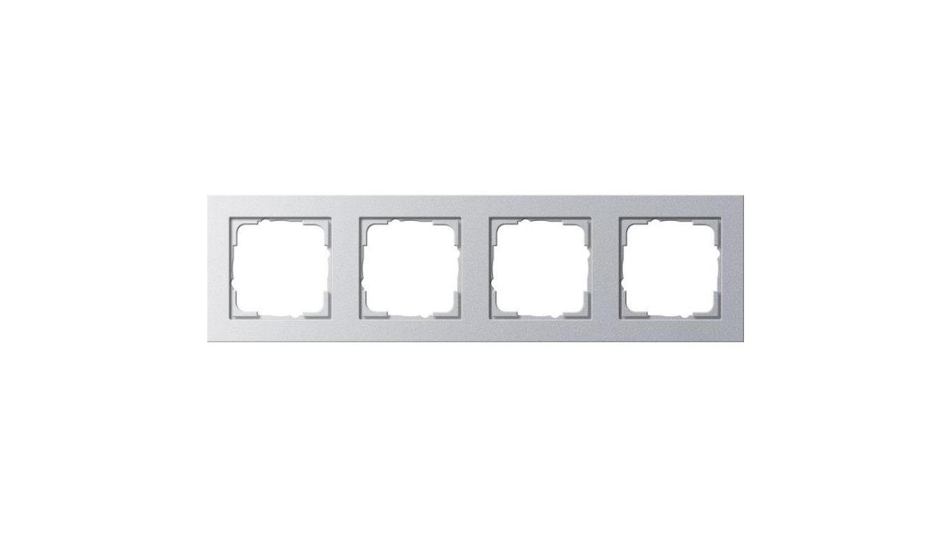 Gira Ramka poczwórna Gira E2 kolor alumi niowy