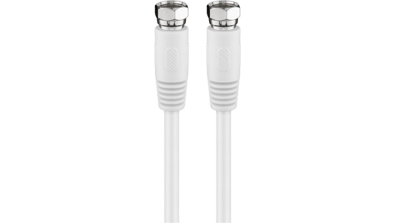Kabel przyłączeniowy SAT (80 dB), podwójne ekranowanie - Długość kabla 10 m